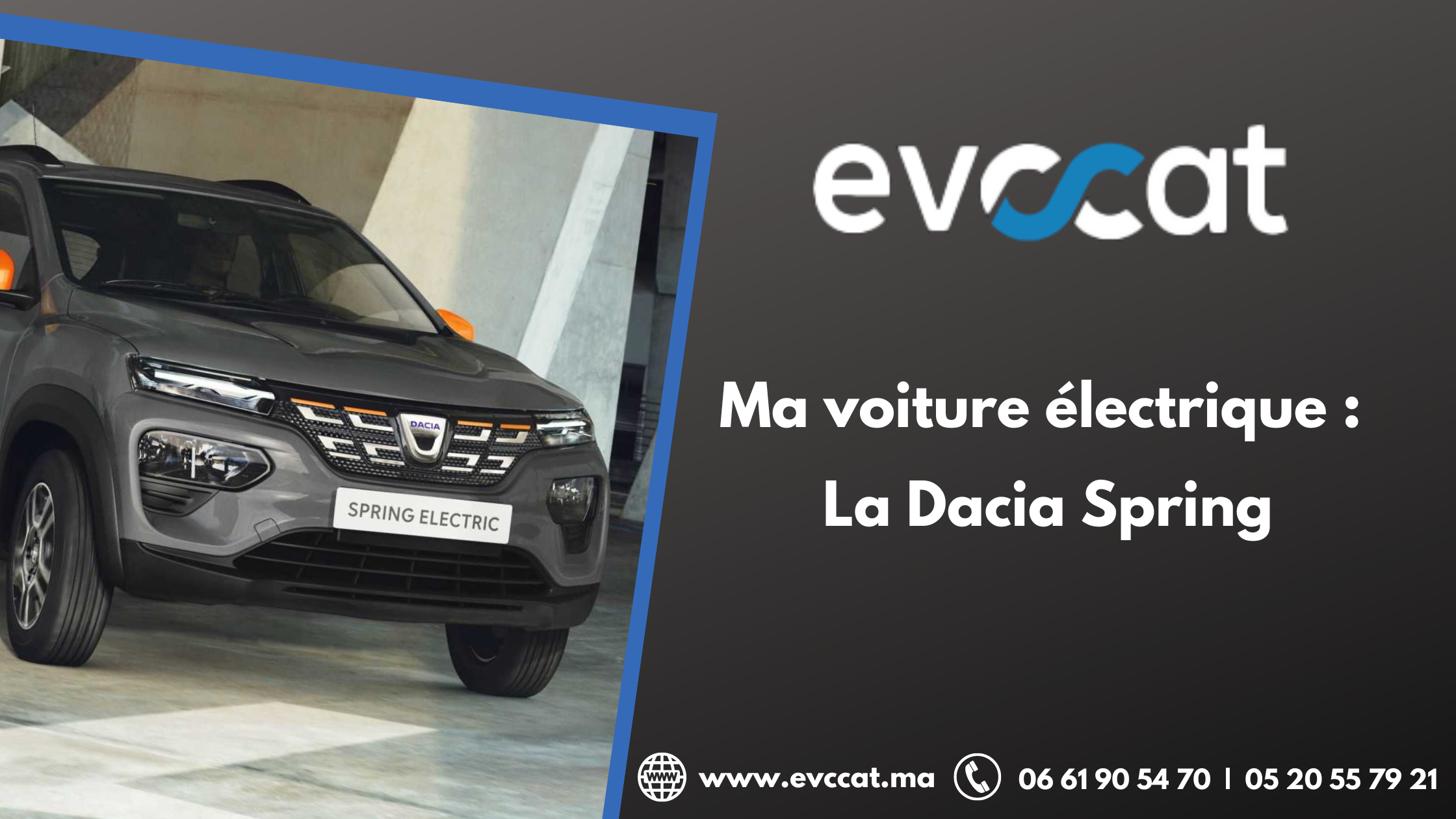 Borne de recharge Evccat Maroc Dacia Spring
