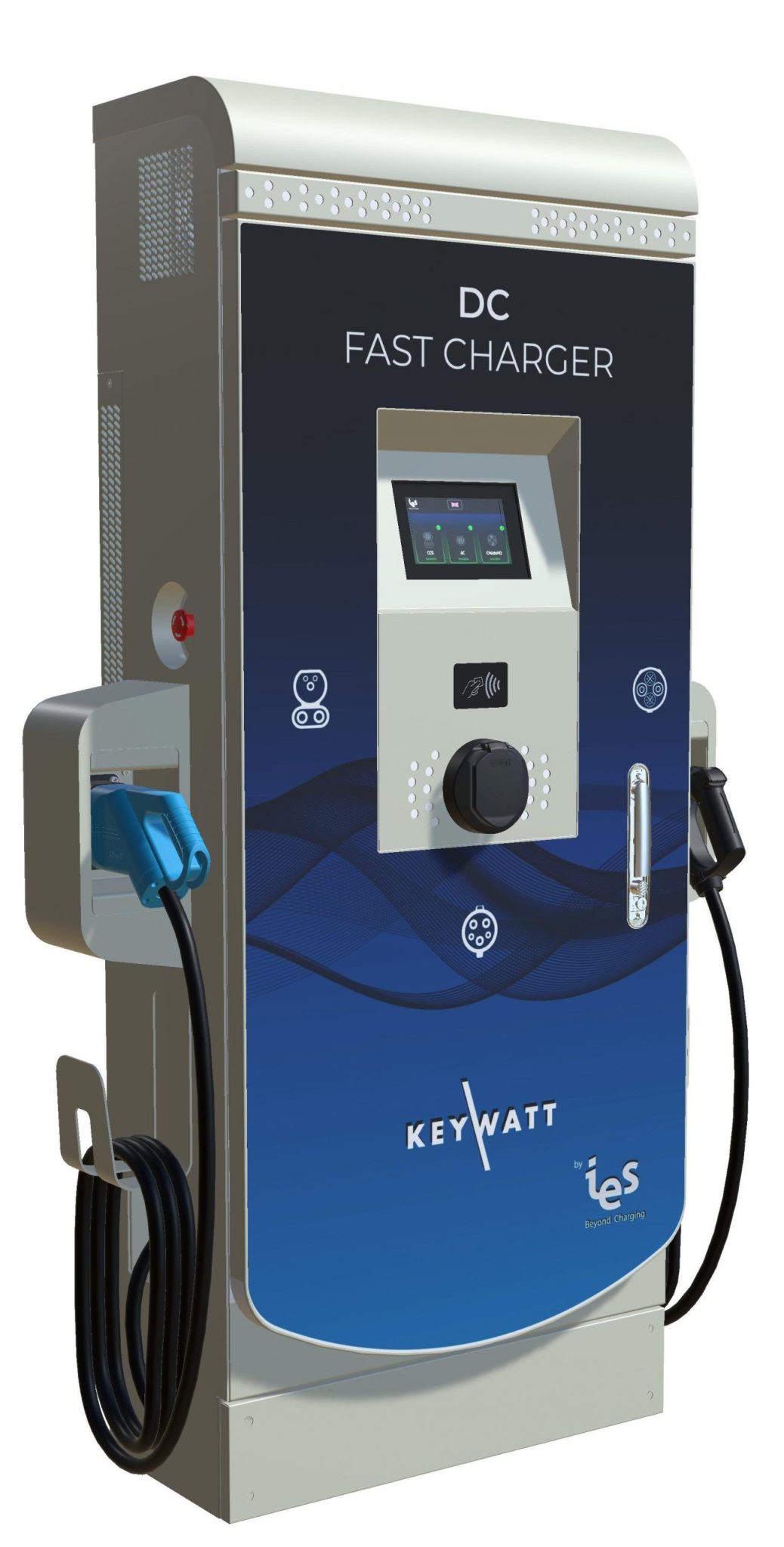 Keywatt® 24 station bornes de recharge pour voiture electrique - ies systems - puissance réelle de 22/24 kw